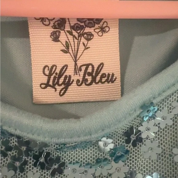 Lily Bleu Aqua Sequin Dress - Picture 6 of 8